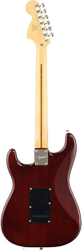 open zoom image for Squier Classic Vibe '70s Stratocaster HSS Electric Guitar, Indian Laurel Fingerboard, Laurel Walnut, Full Straight Back