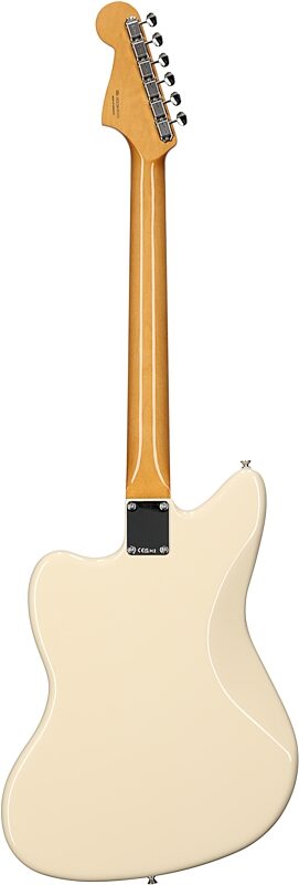 open zoom image for Fender Vintera III Mid 60s Jazzmaster Electric Guitar (with Gig Bag), Olympic White, Rosewood Fretboard, Full Straight Back