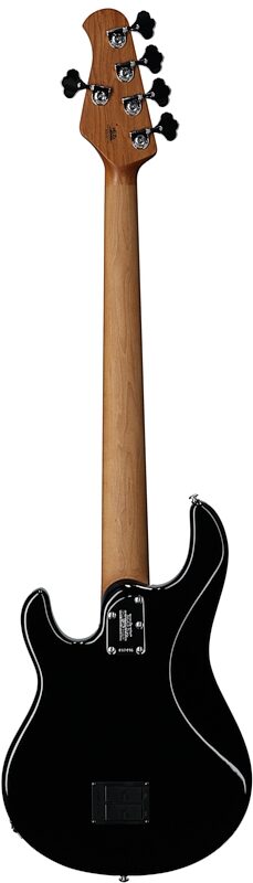 open zoom image for Ernie Ball Music Man StingRay 5 Special Electric Bass, 5-String (with Case), Black, Maple Fretboard, Open Box (Very Good), Full Straight Back