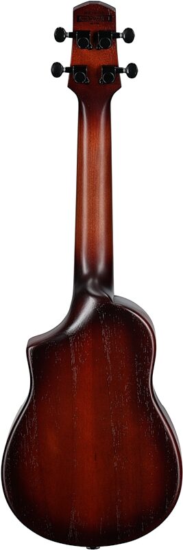 open zoom image for Ibanez AUC14 Concert Ukulele (with Gig Bag), Open Pore Violin Sunburst, Open Box (Very Good), Full Straight Back