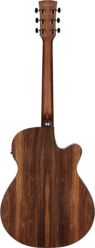 open zoom image for Ibanez PC50WSLCE Acoustic-Electric Guitar, Left-Handed, Open Pore Brown, Full Straight Back