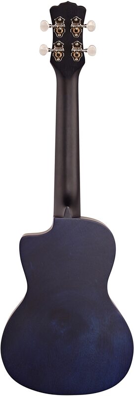 open zoom image for Luna UKEGWC Great Wave Concert Ukulele with Gig Bag, New, Full Straight Back