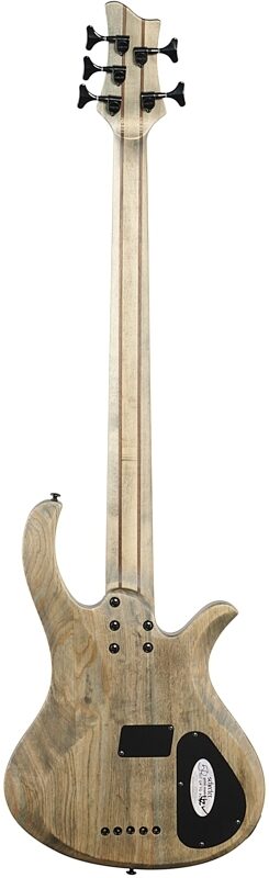 open zoom image for Schecter Riot-5 Electric Bass, Left-Handed (5-String), Satin Aurora Burst, Full Straight Back