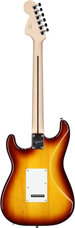 open zoom image for Squier Affinity Stratocaster FMT HSS Electric Guitar, Maple Fingerboard, Sienna Sunburst, Full Straight Back