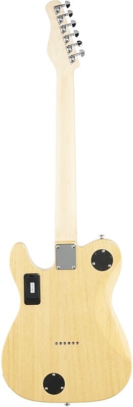 open zoom image for Michael Kelly Hybrid '55 Electric Guitar, Pau Ferro Fingerboard, Tiger Eye Burst, Open Box (Very Good), Full Straight Back