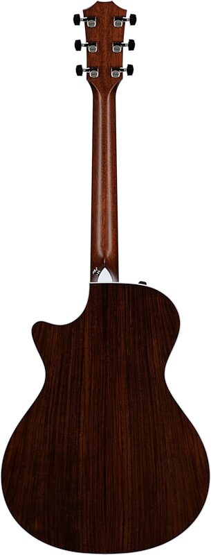 open zoom image for Taylor 412ce-R Grand Concert Acoustic-Electric Guitar (with Case), Tobacco Sunburst, Full Straight Back