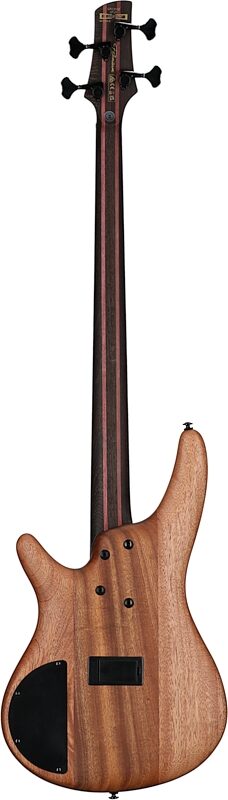 open zoom image for Ibanez SR1350B Premium Electric Bass (with Gig Bag), Dual Mocha Burl, Full Straight Back
