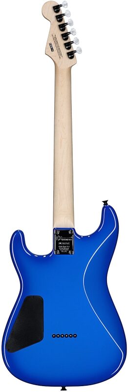 open zoom image for Charvel Jake E Lee Signature Pro-Mod So-Cal Electric Guitar, Blue Burst, Full Straight Back