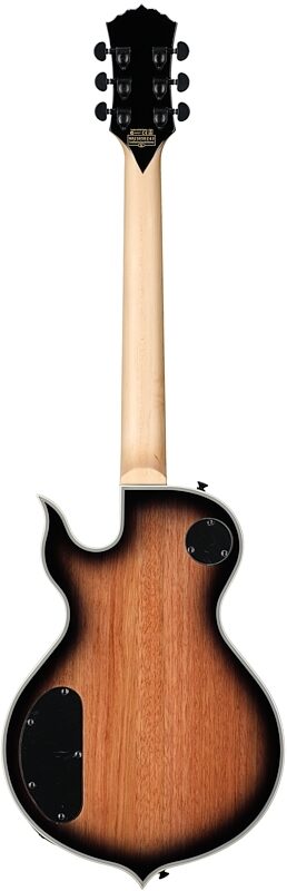 open zoom image for Wylde Audio Odin Grail Rawtop Bullseye Electric Guitar, Charcoal Burst, Full Straight Back