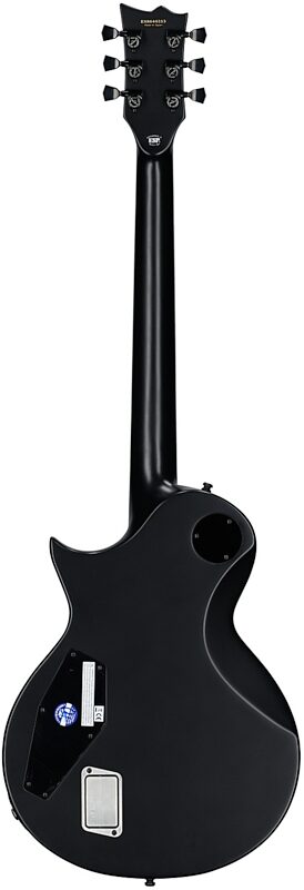 open zoom image for ESP E-II Eclipse Electric Guitar (with Case), Black Satin, Full Straight Back