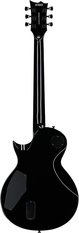 open zoom image for ESP LTD Eclipse EC-400QM Electric Guitar, See-Thru Black Sunburst, Full Straight Back