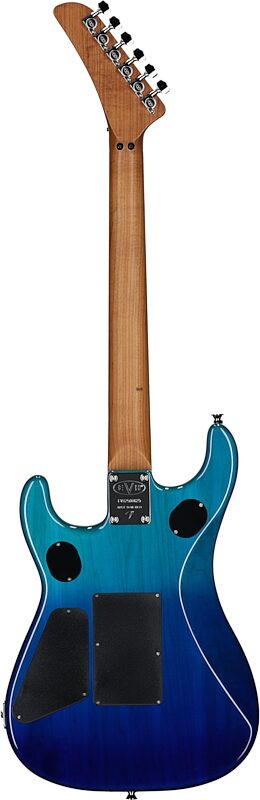 open zoom image for EVH Eddie Van Halen 5150 Series DX QM Electric Guitar, with Baked Maple Fingerboard (and Gig Bag), Pacific Drift, Full Straight Back