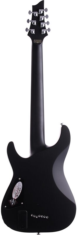 open zoom image for Schecter Damien Platinum-7 Electric Guitar, 7-String, Satin Black, Full Straight Back