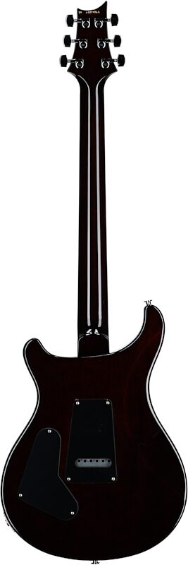 open zoom image for PRS Paul Reed Smith S2 Custom 24 Gloss Pattern Thin Electric Guitar (with Gig Bag), Black Amber, Full Straight Back