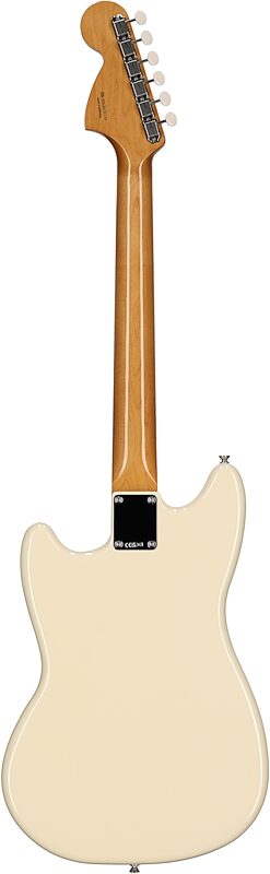 open zoom image for Fender Vintera III Mid 60s Mustang Electric Guitar (with Gig Bag), Olympic White, Rosewood Fretboard, Open Box (Very Good), Full Straight Back