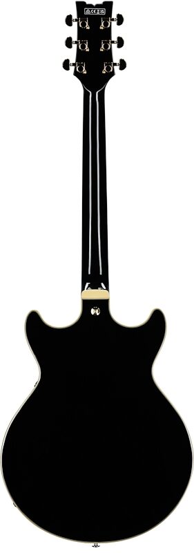 open zoom image for Ibanez AM73 Artcore Semi-Hollowbody Electric Guitar, Black, Full Straight Back