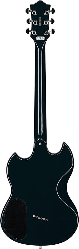 open zoom image for Guild Polara Electric Guitar, Blue Steel, Full Straight Back