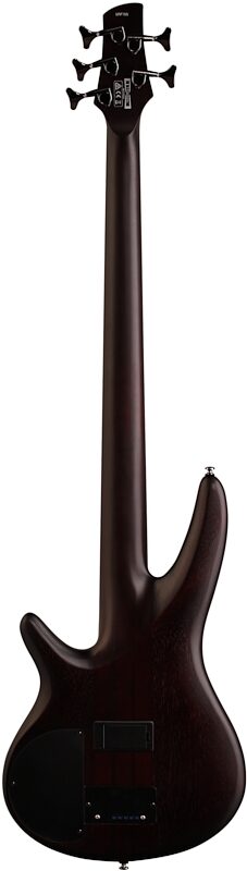 open zoom image for Ibanez SRF705 Portamento Fretless Electric Bass, 5-String, Brown Sunburst, Full Straight Back