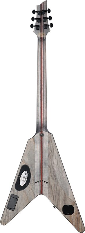 open zoom image for Schecter V-1 SLS Elite Electric Guitar, Evil Twin, Full Straight Back