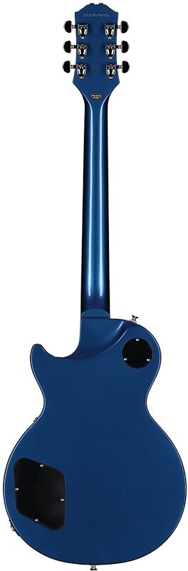 open zoom image for Epiphone Futura Les Paul Custom Electric Guitar (with Gig Bag), Twilight Shift, Full Straight Back