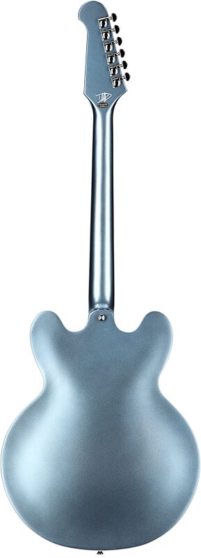 open zoom image for Epiphone Dave Grohl DG-335 Electric Guitar (with Case), Pelham Blue, with Case, Full Straight Back
