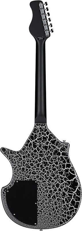open zoom image for Danelectro Electric Sitar, Black Crackle, Full Straight Back