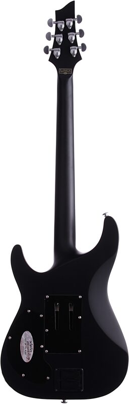 open zoom image for Schecter Damien Platinum 6 FR-S Sustainiac Electric Guitar, Satin Black, Full Straight Back