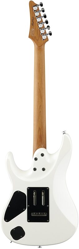 open zoom image for Ibanez AZ2402 Prestige Electric Guitar (with Case), Pearl White Flat, Full Straight Back