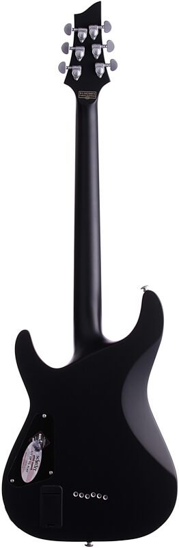 open zoom image for Schecter Damien Platinum 6 Electric Guitar, Satin Black, Full Straight Back