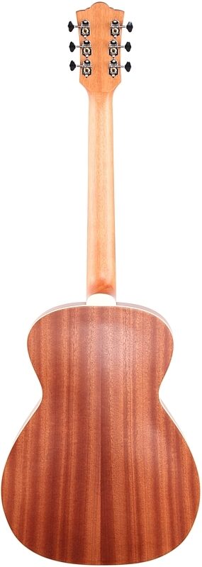 open zoom image for Guild M-240E Troubadour Acoustic-Electric Guitar, Vintage Sunburst, Full Straight Back