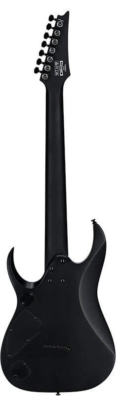 open zoom image for Ibanez RGDRB71 Iron Label Electric Guitar, 7-String, Black Flat, Full Straight Back