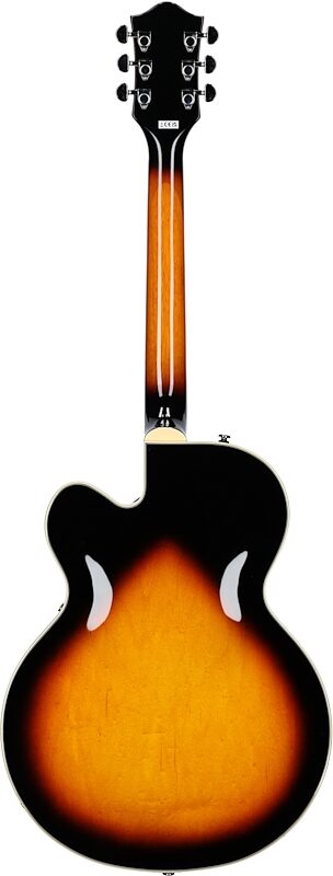 open zoom image for Gretsch G2420 Streamliner Hollowbody Electric Guitar, Aged Brooklyn Burst, Full Straight Back