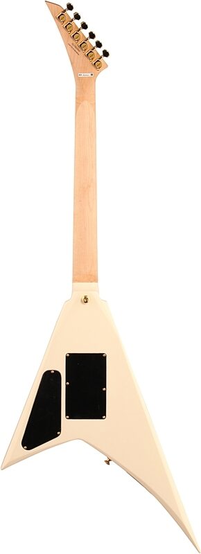 open zoom image for Jackson Pro Series Rhoads RR3 Electric Guitar, Ebony Fingerboard, Ivory with Black Pinstripes, Full Straight Back