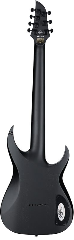 open zoom image for Schecter KM-7 MK-III Keith Merrow Electric Guitar, Left-Handed, Tri-White Satin, Full Straight Back