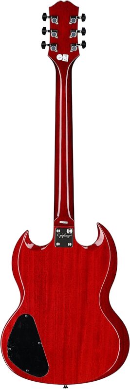 open zoom image for Epiphone SG Tribute Electric Guitar, Cherry, Full Straight Back