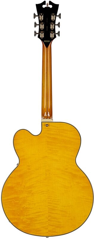 open zoom image for D'Angelico EXL-1 Excel Archtop Electric Guitar (with Case), Amber, Full Straight Back