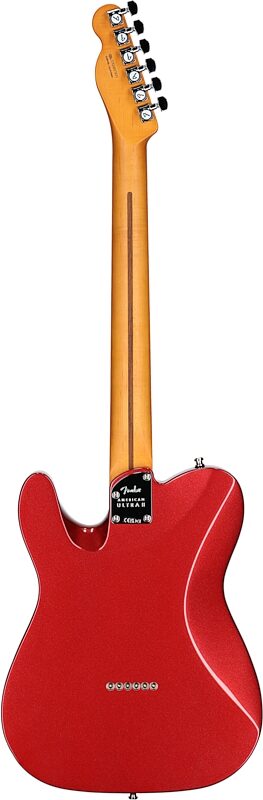 open zoom image for Fender American Ultra II Telecaster Electric Guitar, Maple Fingerboard (with Case), Sinister Red, Full Straight Back