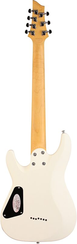 open zoom image for Schecter C-7 Deluxe Electric Guitar, Satin White, Full Straight Back