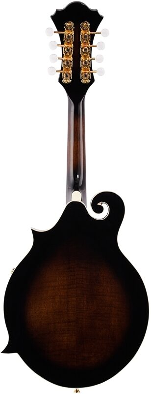 open zoom image for Ibanez M522S F-Style Mandolin, Dark Violin Sunburst, Full Straight Back