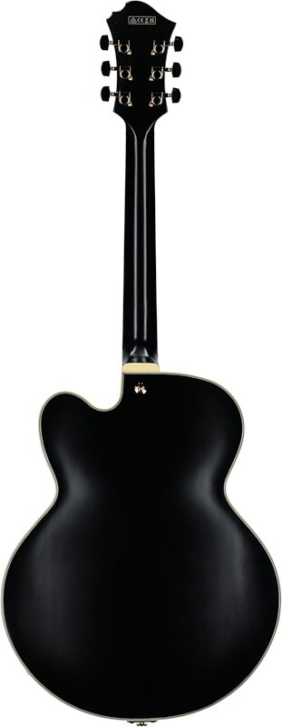 open zoom image for Ibanez PM3C Pat Metheny Electric Guitar (with Case), Black Low Gloss, Full Straight Back
