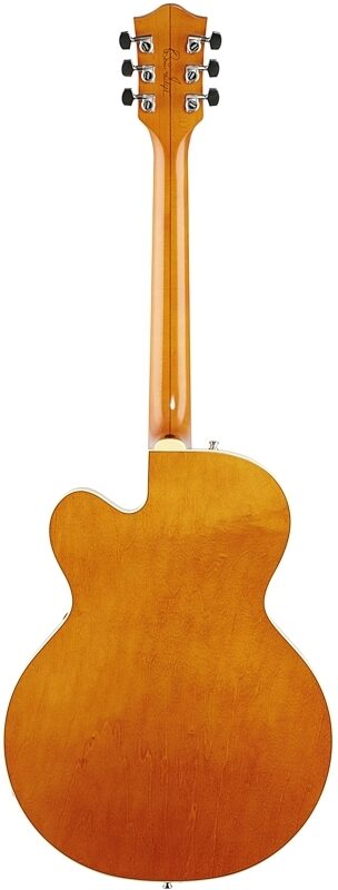 open zoom image for Gretsch G6120T-BSSMK Brian Setzer Signature 59 Bigsby Electric Guitar (with Case), Smoke Orange, Full Straight Back