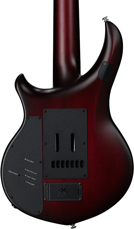open zoom image for Ernie Ball Music Man Majesty 7 Electric Guitar, 7-String (with Mono Gig Bag), Amaranth, Ebony Fretboard, Serial Number M018365, Body Straight Back