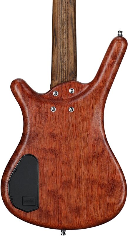 open zoom image for Warwick GPS Corvette Standard 5 Electric Bass, 5-String (with Gig Bag), Bubinga, Serial Number GPSA00962022, Body Straight Back