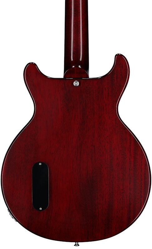 open zoom image for Gibson Custom 1958 Les Paul Junior Double Cut Reissue Electric Guitar (with Case), Cherry, Serial Number 85351, Body Straight Back