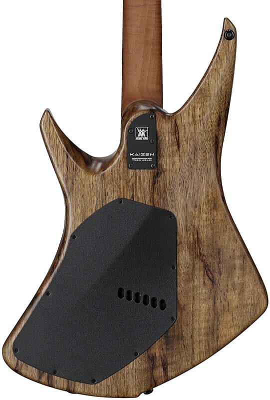 open zoom image for Ernie Ball Music Man Kaizen 6 Electric Guitar (with Case), Black Limba, Ebony Fretboard, Serial Number S12225, Body Straight Back