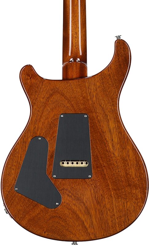 open zoom image for PRS Paul Reed Smith Custom 24-08 Pattern Regular Electric Guitar (with Case), Black Gold, Serial Number 0407677, Body Straight Back