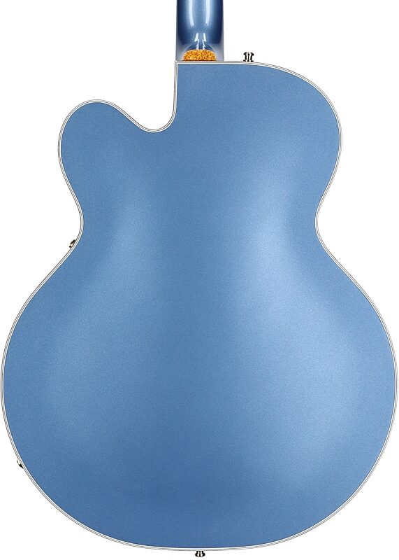 open zoom image for Gretsch Pro Series Falcon Electric Guitar (with Case), Cerulean Smoke, Serial Number JT25041305, Body Straight Back