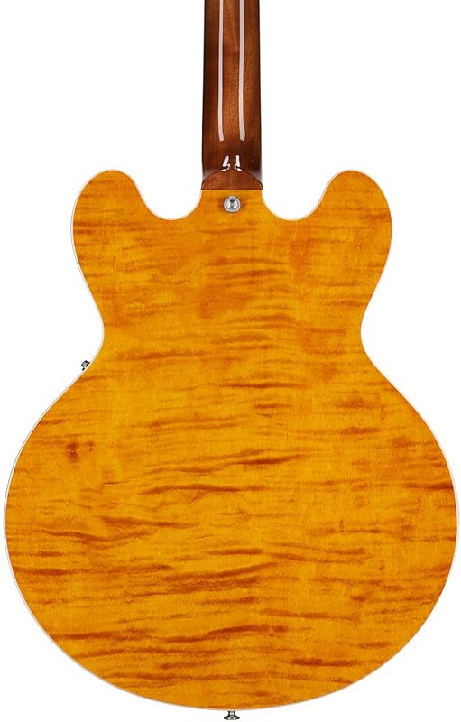 open zoom image for Gibson ES-335 Figured Electric Guitar (with Case), Honey Amber, Serial Number 219550153, Body Straight Back