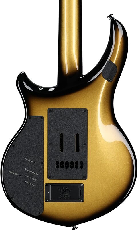 open zoom image for Ernie Ball Music Man Majesty 6 Electric Guitar (with Mono Gig Bag), Gold Eclipse, Serial Number M08758, Body Straight Back