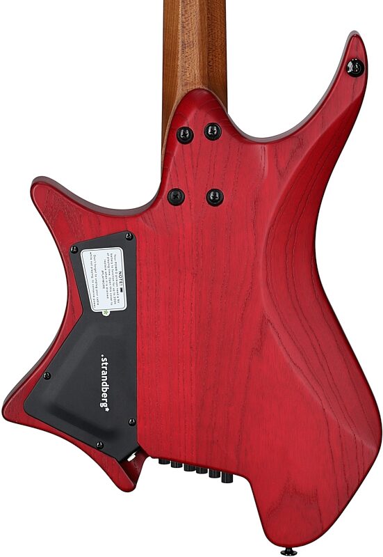 open zoom image for Strandberg Boden Original Series N2.6 Electric Guitar (with Gig Bag), Sunset Coral Burst Satin, Serial Number C2506744, Body Straight Back